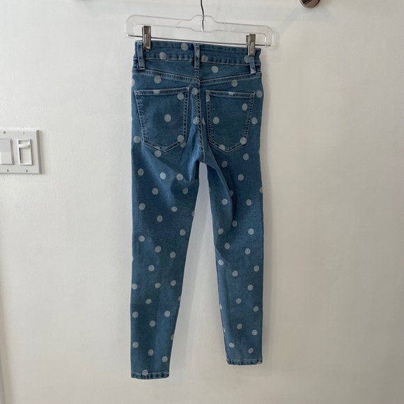 Skinny Polka Dot High Waist Cotton On Jeans Size 2 - Picture 6 of 7